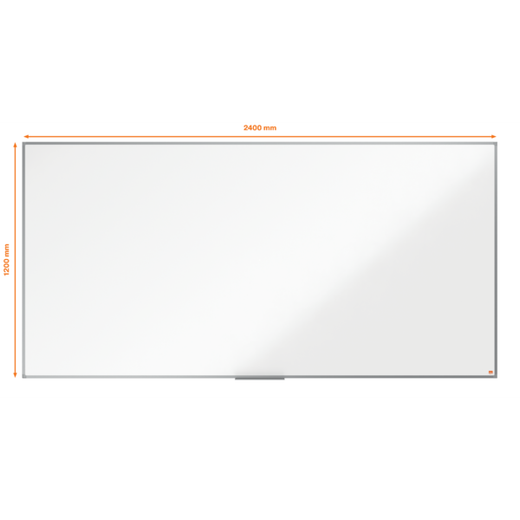 Pizarra NOBO Essence melamina 2400X1200mm, blanco