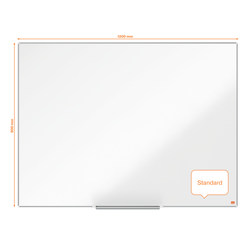 Pizarra NOBO Impression Pro acero lacado 1200x900mm, blanco