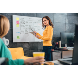 Pizarra NOBO Impression Pro acero lacado 1200x900mm, blanco