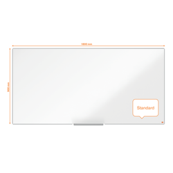 Pizarra NOBO Impression Pro acero lacado 1800x900mm, blanco