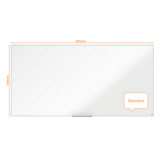 Pizarra NOBO Impression Pro acero lacado 2400x1200mm, blanco