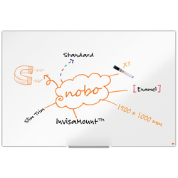 Pizarra NOBO Impression Pro acero vitrificado 1500x1000mm, blanco