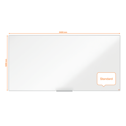 Pizarra NOBO Impression Pro acero vitrificado 2400x1200mm, blanco