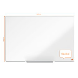 Pizarra NOBO Impression Pro acero vitrificado 900x600mm, blanco