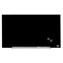 Pizarra NOBO Impression pro cristal 31" (677X381 mm), negro