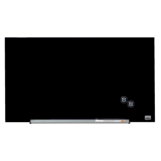 Pizarra NOBO Impression pro cristal 31" (677X381 mm), negro