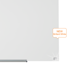 Pizarra NOBO Impression pro cristal 45" (993X559 mm), blanco brillante