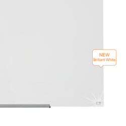 Pizarra NOBO Impression pro cristal 57" (1260X711 mm), blanco brillante
