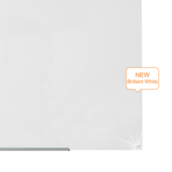 Pizarra NOBO Impression pro cristal 85" (1883X1059 mm), blanco brillante