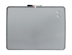 Pizarra nobo magnetica para el hogar acero marco slim plata 430x580 mm
