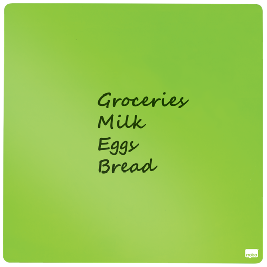 Pizarra nobo magnetica para el hogar color gris 360x360 mm