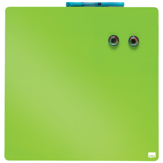 Pizarra nobo magnetica para el hogar color gris 360x360 mm