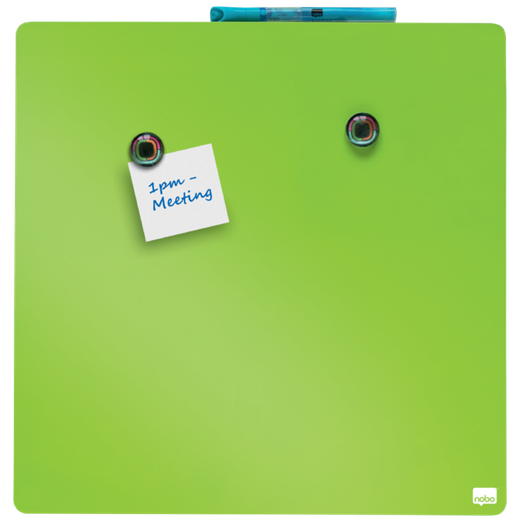 Pizarra nobo magnetica para el hogar color gris 360x360 mm