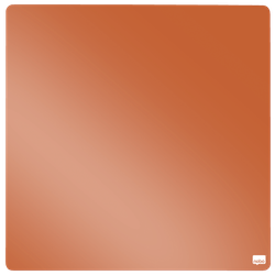 Pizarra nobo magnetica para el hogar color naranja 360x360 mm