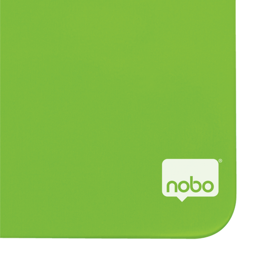 Pizarra nobo magnetica para el hogar color naranja 360x360 mm