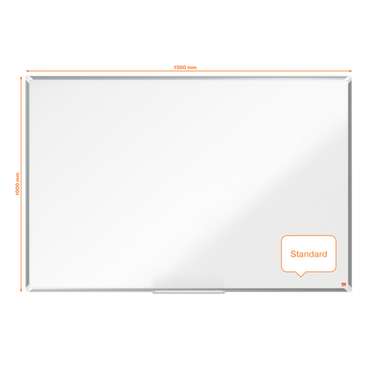 Pizarra NOBO Premium Plus acero lacado 1500x1000mm, blanco