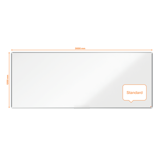Pizarra NOBO Premium Plus acero lacado 3000x1200mm, blanco
