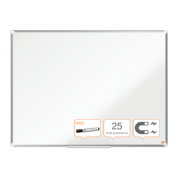 Pizarra NOBO Premium Plus acero vitrificado 1200x900mm, blanco