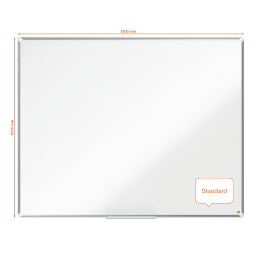Pizarra NOBO Premium Plus acero vitrificado 1500x1200mm, blanco