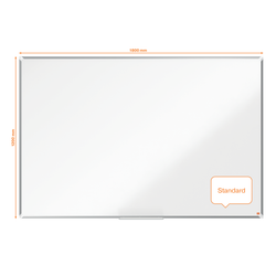 Pizarra NOBO Premium Plus acero vitrificado 1800x1200mm, blanco
