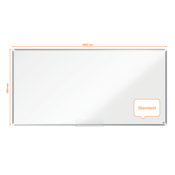 Pizarra NOBO Premium Plus acero vitrificado 1800x900mm, blanco