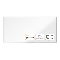 Pizarra NOBO Premium Plus acero vitrificado 2000x1000mm, blanco