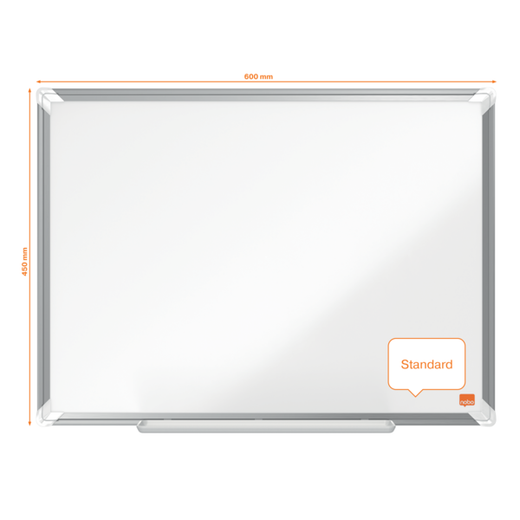 Pizarra NOBO Premium Plus acero vitrificado 600x450 mm, blanco