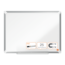 Pizarra NOBO Premium Plus acero vitrificado 600x450 mm, blanco