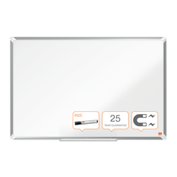 Pizarra NOBO Premium Plus acero vitrificado 900x600mm, blanco
