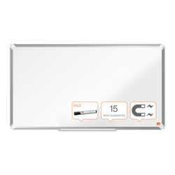 Pizarra NOBO Premium Plus de formato panorámico acero lacado de 40", 890x500mm, blanco
