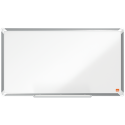 Pizarra NOBO Premium Plus de formato panorámico acero vitrificado de 32", 710x400mm, blanco