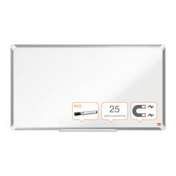 Pizarra NOBO Premium Plus de formato panorámico acero vitrificado de 40", 890x500mm, blanco