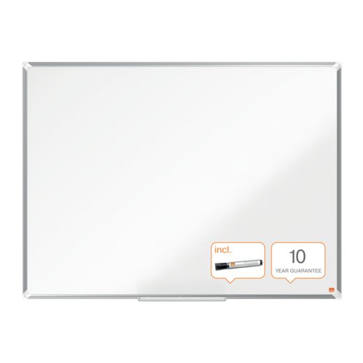 Pizarra NOBO Premium Plus melamina 1200x900mm, blanco