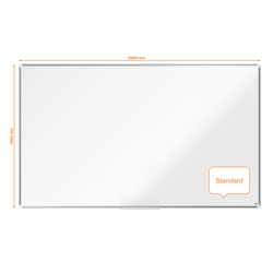 Pizarra NOBO Premium Plus melamina 2000x1000mm, blanco