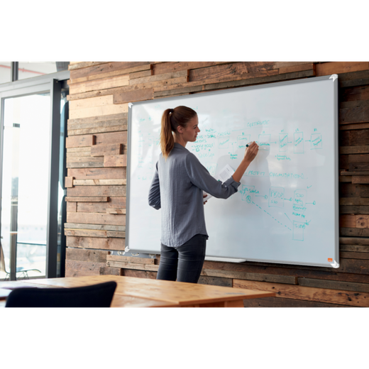 Pizarra NOBO Premium Plus melamina 900x600mm, blanco