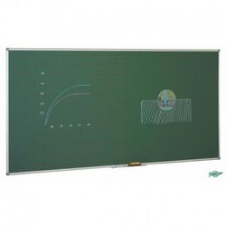 Pizarra preescolar verde Cuadriculada/Lisa estratificada 122x244cm