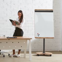 Pizarra Rd-616 Flip4 Movil Metálica Lacada + 1 Brazo Serie Naturall