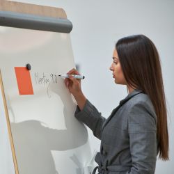 Pizarra Rd-616 Flip4 Movil Metálica Lacada + 1 Brazo Serie Naturall