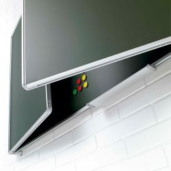 Pizarra Tríptica Verde Acero Vitrificado 90 x 240 cm