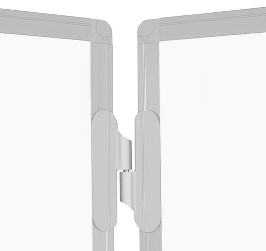 Pizarra Triptica Vitrificada Blanca 240x90 (120x90 Cerrada)