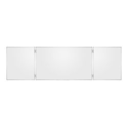 Pizarra Triptica Vitrificada Blanca 240x90 (120x90 Cerrada)