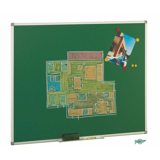 Pizarra verde magnética Faibo 122x244cm Acero vitrificado