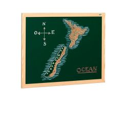 Pizarra verde no magnética 100x129 cm