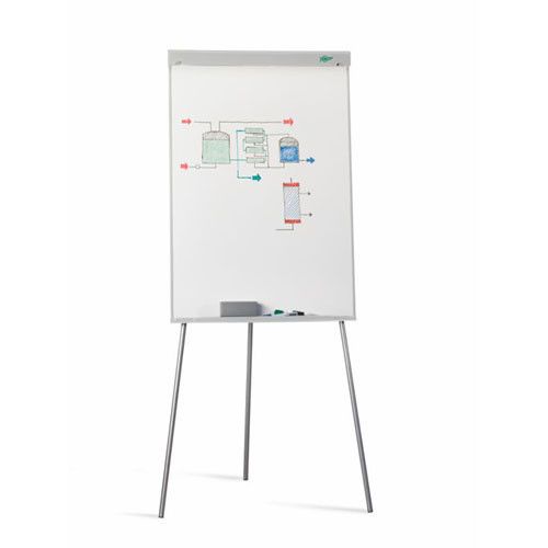 Pizarras de caballete melaminada 70x102 cm con sistema de estabilidad