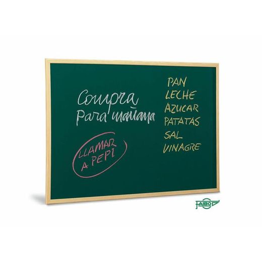 Pizarras verdes económicas uso Faibo medidas 60 x 90 cm (pack 5 unidades)