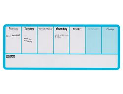 Planificador semanal nobo magnetico color azul 140x360 mm