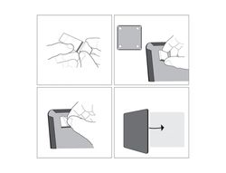 Planificador semanal nobo magnetico + tablero corcho horizontal con marco de aluminio 585x190 mm