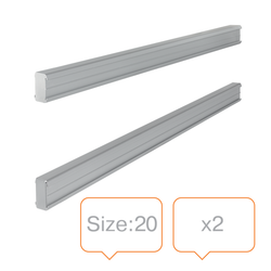 Planning: 2 x Soporte fijo índice 20 NOBO