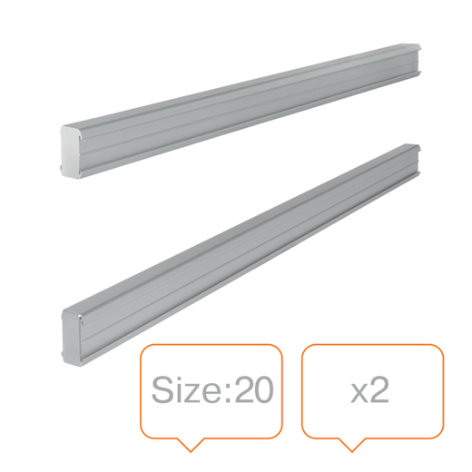 Planning: 2 x Soporte fijo índice 20 NOBO