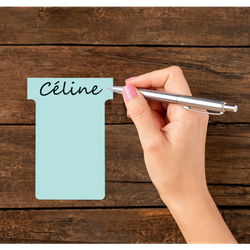 Planning: Fichas T NOBO (estuche 100) tamaño 2, azul claro